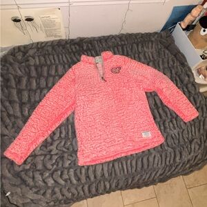 Odd Future Pink and Gray Fleece Pullover